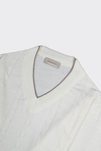 Kadir Büyükkaya Men's V-Neck Knitwear