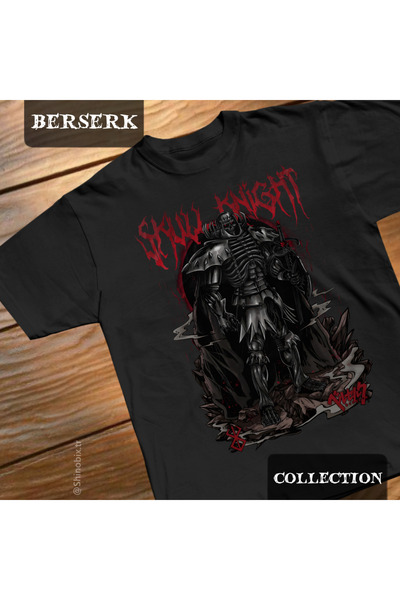 SHINOBIX Berserk Anime / Manga Guts Skull Knight Oversized T-Shirt