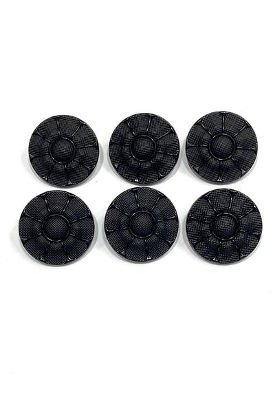 karantuhafiye Coat Coat Button / Black 2.7 cm / Code:2615