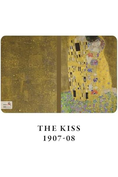 STOREMAX Shsm Gold Series - A5, Gustav Klimt Set of 4 Notebooks I, Unlined, Total 256 Pages, Each