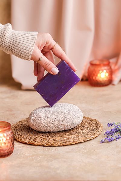 bermark Natural Lavender 10ml Essential Oil and Censer-Diffuser Soap Set