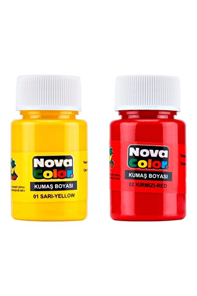 Modellino 2'li Kumaş Boyası-Forma Tişört Tekstil Çanta Boyası 30cc - Futbol T...