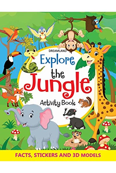 dreamland Explore The Jungle Activity Book With Stickers And 3D Models