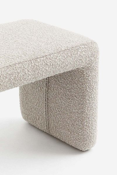 H&M Bouclé bench