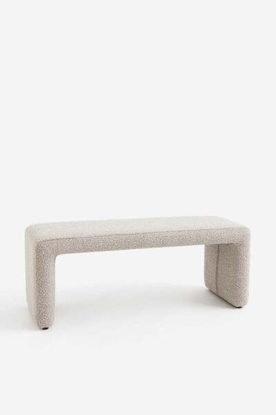 H&M Bouclé bench
