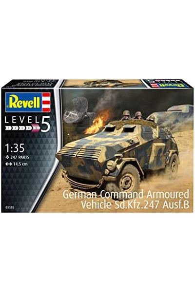 STOREMAX smgshop الألمانية قيادة السيارة المدرعة Sd.Kfz.247 Ausf.B أطقم منمذجة مركبة عسكرية 1094518