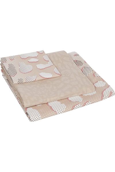 STOREMAX Animal Print 100% Cotton Shsm Edgar Ranforce Team, Brown, Single Esr 1107872