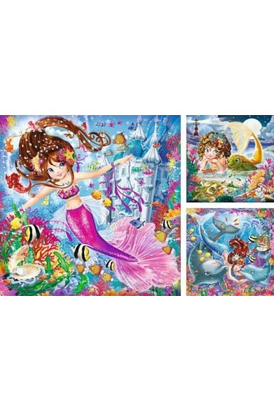 STOREMAX Svtcrt Wd Mermaid Piece Puzzle 3X49 New Model 1053513