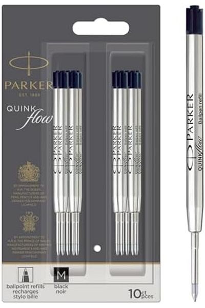ÇAĞUR Cagur (Packaging Can Vary) 10 Count Ink |   Black Quinkflow Dot | |   Medium Pencil Refills