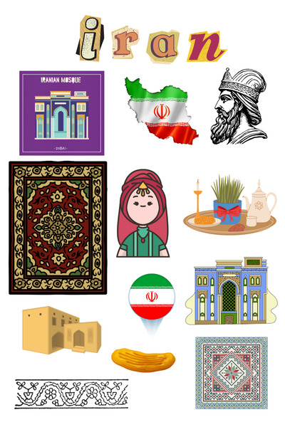 ANSHA CRAFTS İran Sticker Seti Bullet Journal - Ajanda - Planner - Defter- La...