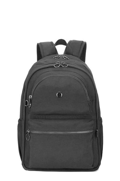 SMART BAGS Women's Black Backpack Mt-1050