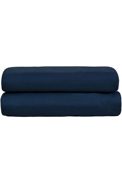 STOREMAX Gkcreative Double Fitted Sheet Marine Blue 160X200 cm Strbuyx 1073147