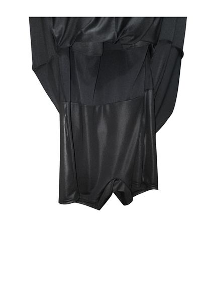 TİGERS Women's Navy Blue Plain Skirted Swimsuit