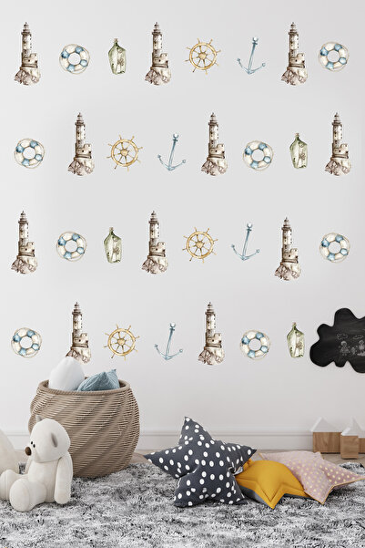 esatoys مجموعة ملصقات لغرفة الأطفال تحت عنوان المنارة