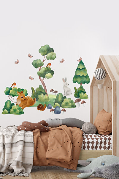 esatoys Forest Themed Children's Room Sticker Set