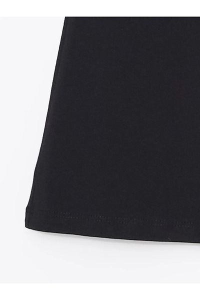 LC Waikiki LCW ECO Leggings pentru fete cu talie elastică neagră