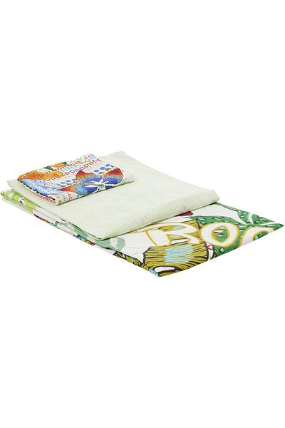 STOREMAX Erhnshp Tess Ranforce - Floral Print 100% Cotton Duvet Cover Set, Multicolor, Single