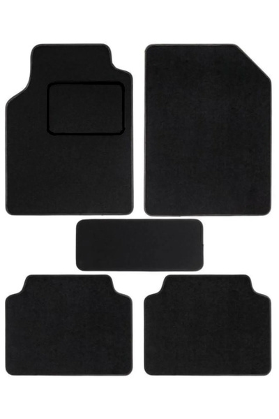 MeyZone Siyah Universal Oto Halı Paspas Seti 5'Li Araba Araç Keçe Paspas Takı...