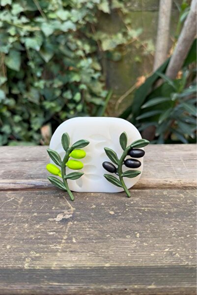 rufus concept Zeytin Dalı İkili Silikon Mum Kalıbı