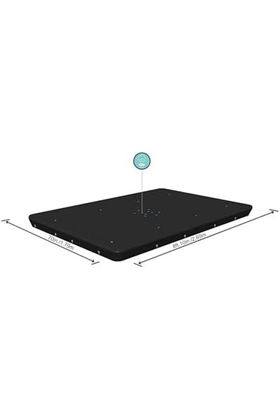 STOREMAX jvnnastore غطاء حمام سباحة مستطيل 2,82 م × 1,96 م 646268