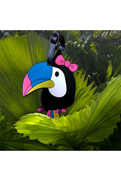 Boldy Ετικέτα βαλίτσας με φιγούρα παπαγάλου - Τσάντα Ετικέτα-Ετικέτα αποσκευώ...