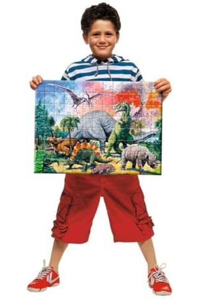 STOREMAX Ntwork 100P Puz Dinosaurs, Yellow Art 1087243