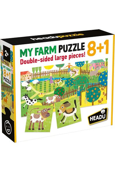 STOREMAX Bystoreby Puzzle 8+1 Farm (2-5 Years) It20867 Newdesing 646268
