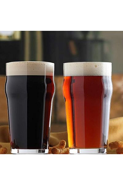 STOREMAX Ntwork Noniq 6-Piece Beer Glass, 570 Cc, Glass Art 1087243