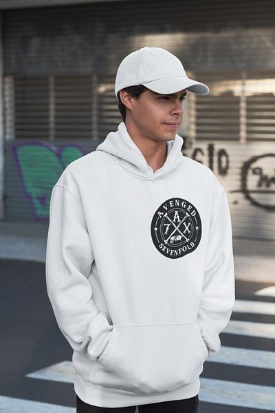 SEVBANO Avenged Sevenfold Printed Unisex Oversize Music Band Rock Metal Hoodie