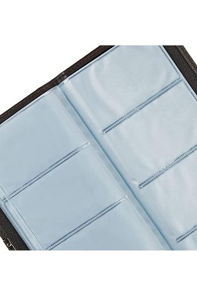 STOREMAX Muartshop 500 Faux Leather Business Card Holder 4 Rows 24 Sheets, 192 Card Capacity Business Card Album,