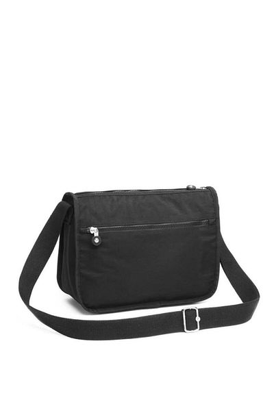 SMART BAGS Черна дамска чанта през рамо Crinkle Smb3164