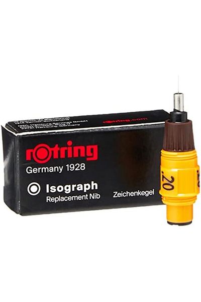STOREMAX Jvnnshop Isograph Technical Drawing Pen Refill Tip, 0.2 mm 646268