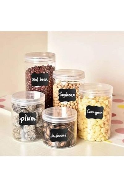 STOREMAX Jvnnshop Life 25 Pieces Jar Spice with Pen Sticker Label Mit1102 646268