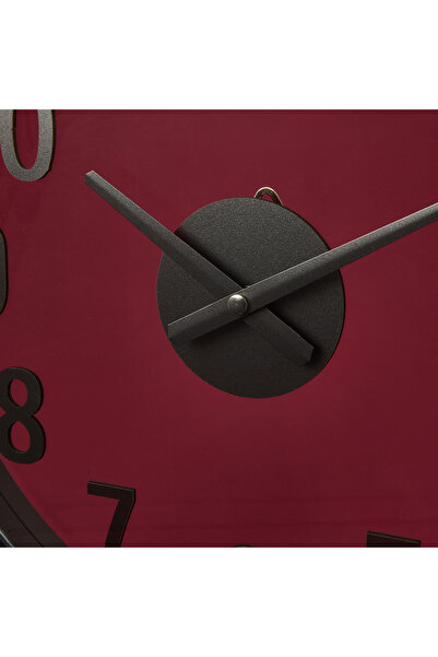 Evidea Deco Anthracite Duvar Saati - Antrasit / Şeffaf - 38 cm