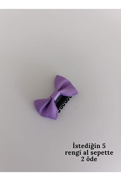 MutluBiDünya Lily Lila Renk Bebek Tokası Yenidoğan Tokası Az Saçlı Bebek Toka...