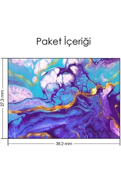 STOREMAX Jvnnshop Purple Marbled Pattern Notebook Sticker 646268