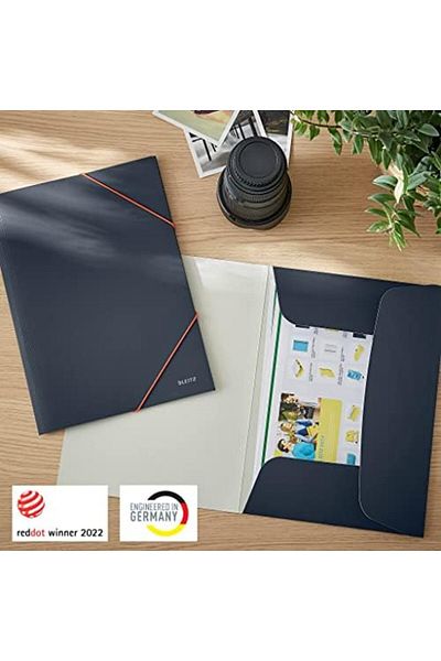 STOREMAX Jvnnshop Cosy Soft Touch Rubberized Locking File, A4, Gray 646268