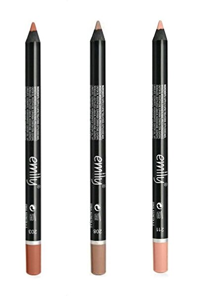 Golden Rose Emıly Dudak Kalemi 3 'lü No:203-208-211