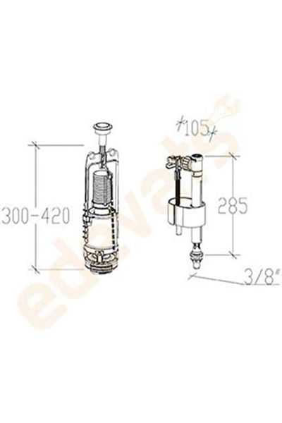 STOREMAX Lvnshop 22/93 Stopper Push Inner Set Lv 224120
