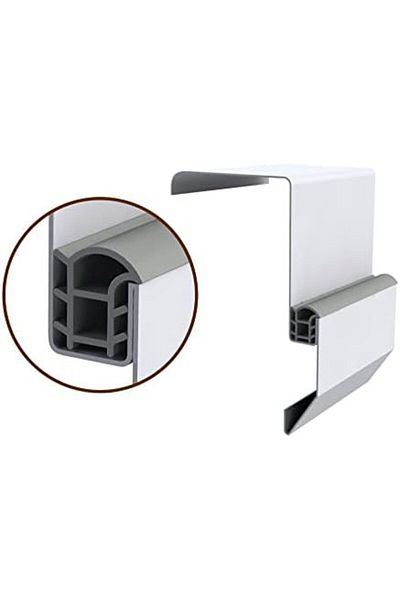 STOREMAX Door Wick - 6 Meters Black Strbuyx 1073147   Door Seal and Steel Door Wick