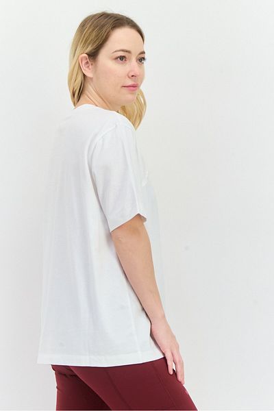 Champion Women Regular Fit Short Sleeves Outdoor Top, White
