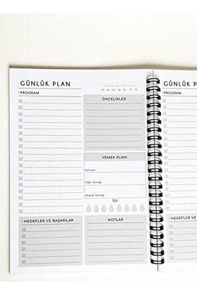 STOREMAX Mu-Artshop Promotional 120 Days Undated Spiral Planner - A5 Size, 60 Sheets (120 Pages),