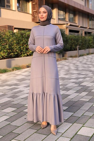 ASİLNUR Smoked Beryl Dress