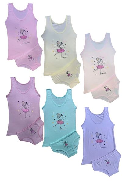 MrrMajestic Pachet de 6 set boxer pentru atletă pentru fete
