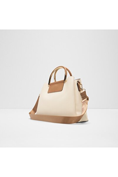 Aldo حقيبة نسائية باللون البيج مع حجرة واحدة