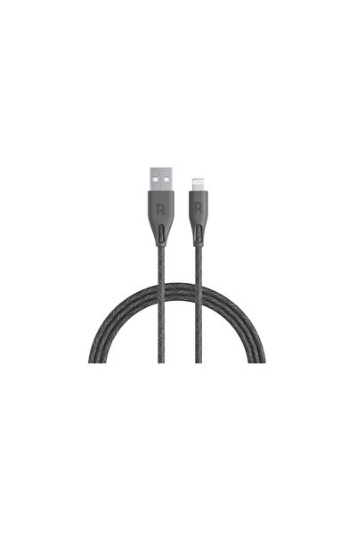 RavPower كابل USB A إلى Lightning RP-CB1026 بطول 1.2 متر من النايلون الرمادي