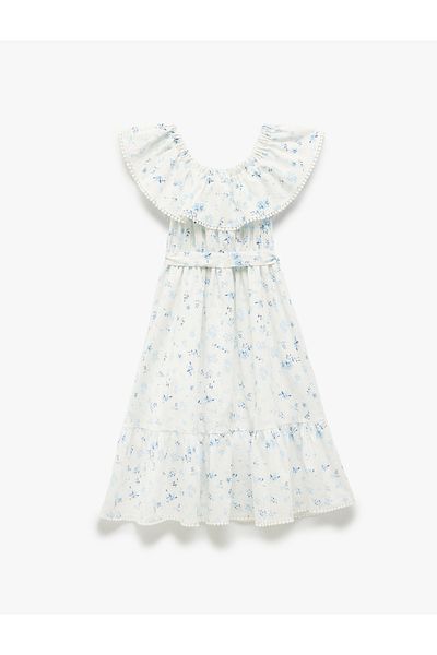 Koton beige design Floral Dress