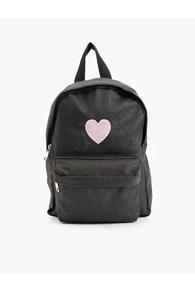 Koton Heart Detailed Bag with Zipper Closure Pocket