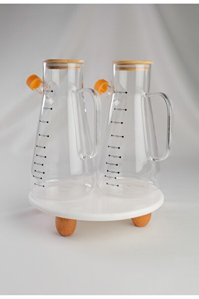 MERALP Marble Round Presenter, Wooden Leg, Cake Presenter, Serving Plate 30 cm