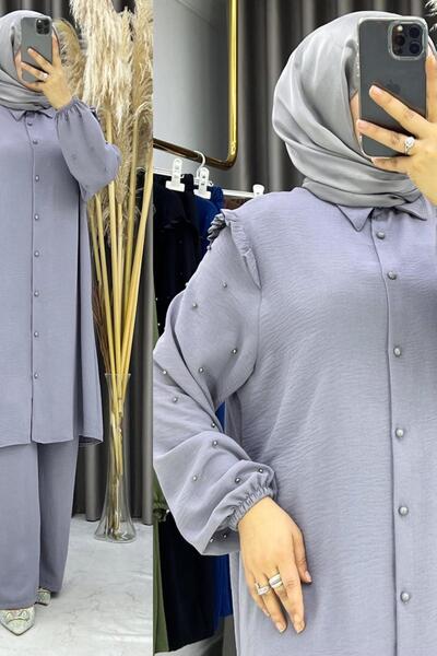 ALYA SET JALA TUNICĂ PANTALON SET 2 PIESE Combinație elegantă și confortabilă pentru îmbrăcăminte islamică